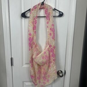 Free People Bags 2 Pink Yellow Floral  Shoulder Bag Boho Market Sling Hippie Bag